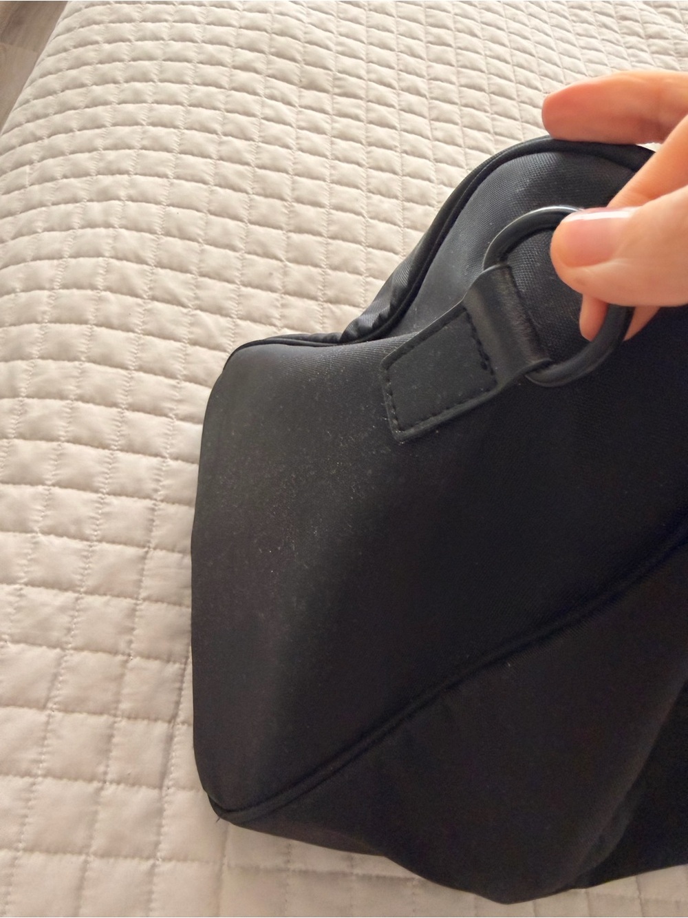 Chanel Black Canvas Shoulder Bag - Picture 5 of 10